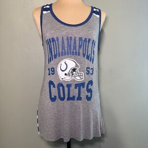 NFL Team Apparel Indianapolis‎ Colts Racerback Tank Top Muscle Shirt Size Medium